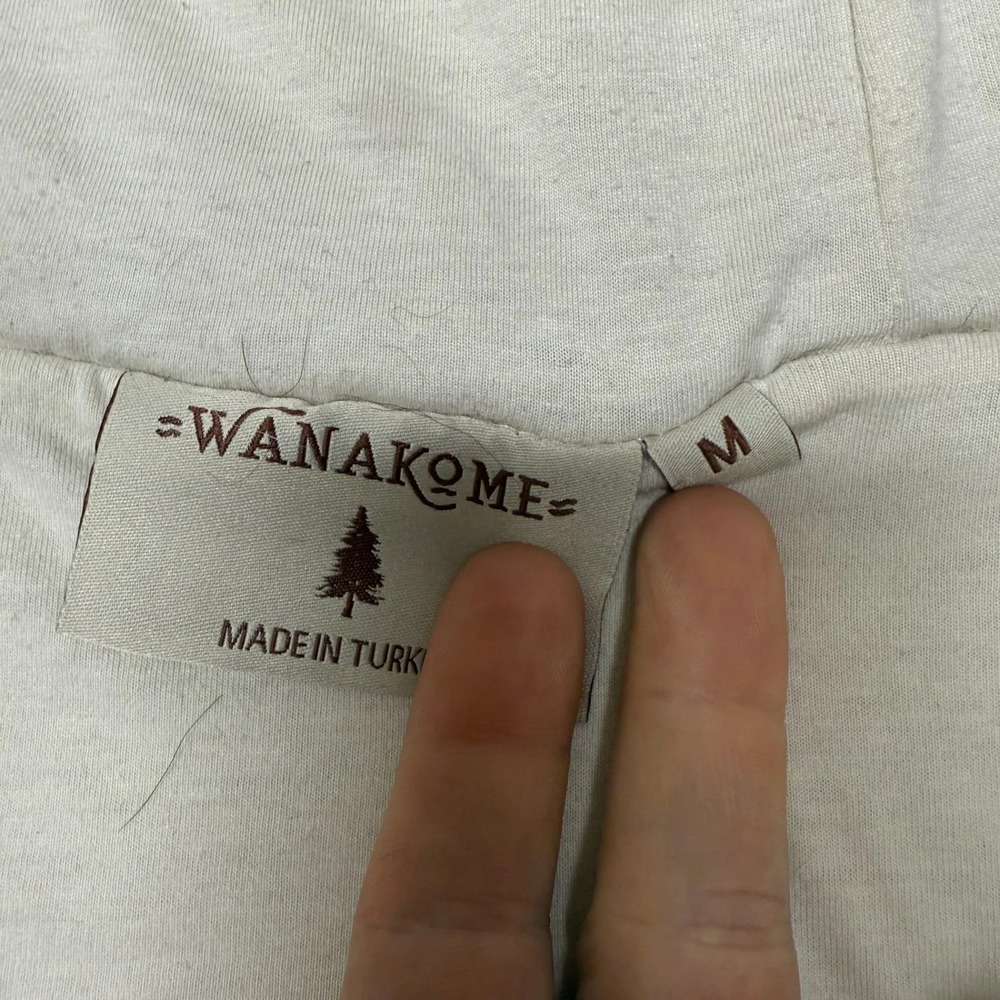 Wanakome Womens Sherpa Fleece Hoodie Pullover Sweatshirt Size M Cream - Picture 3 of 9